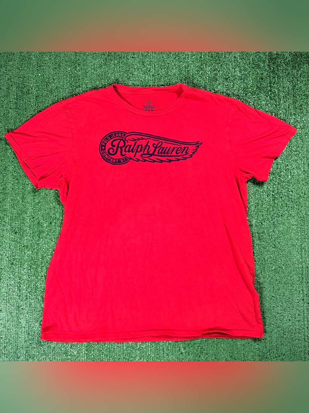 Polo Ralph Lauren Red Wing Logo T-Shirt Size X-Large